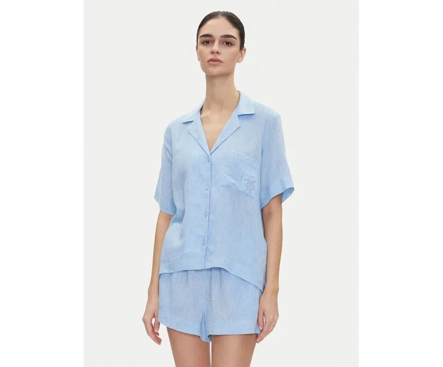 obrazek 1 DKNY Piżama YI90054 Błękitny Regular Fit
