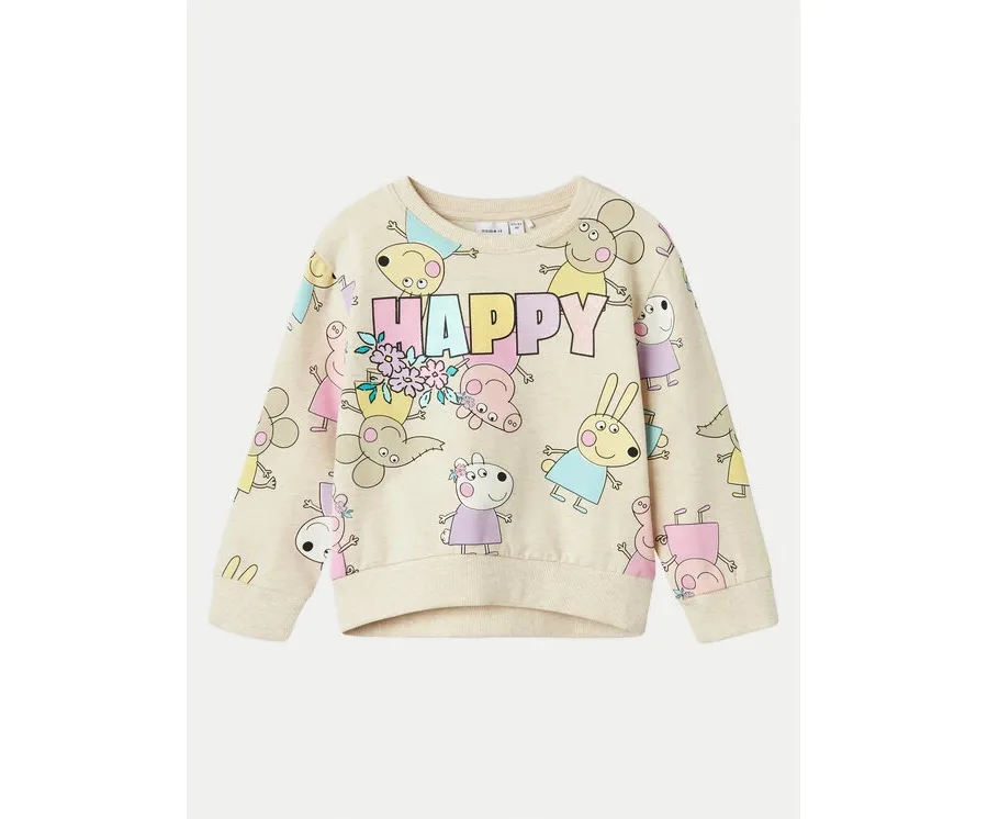 obrazek 1 NAME IT Bluza Fira Peppa 13240631 Beżowy Regular Fit
