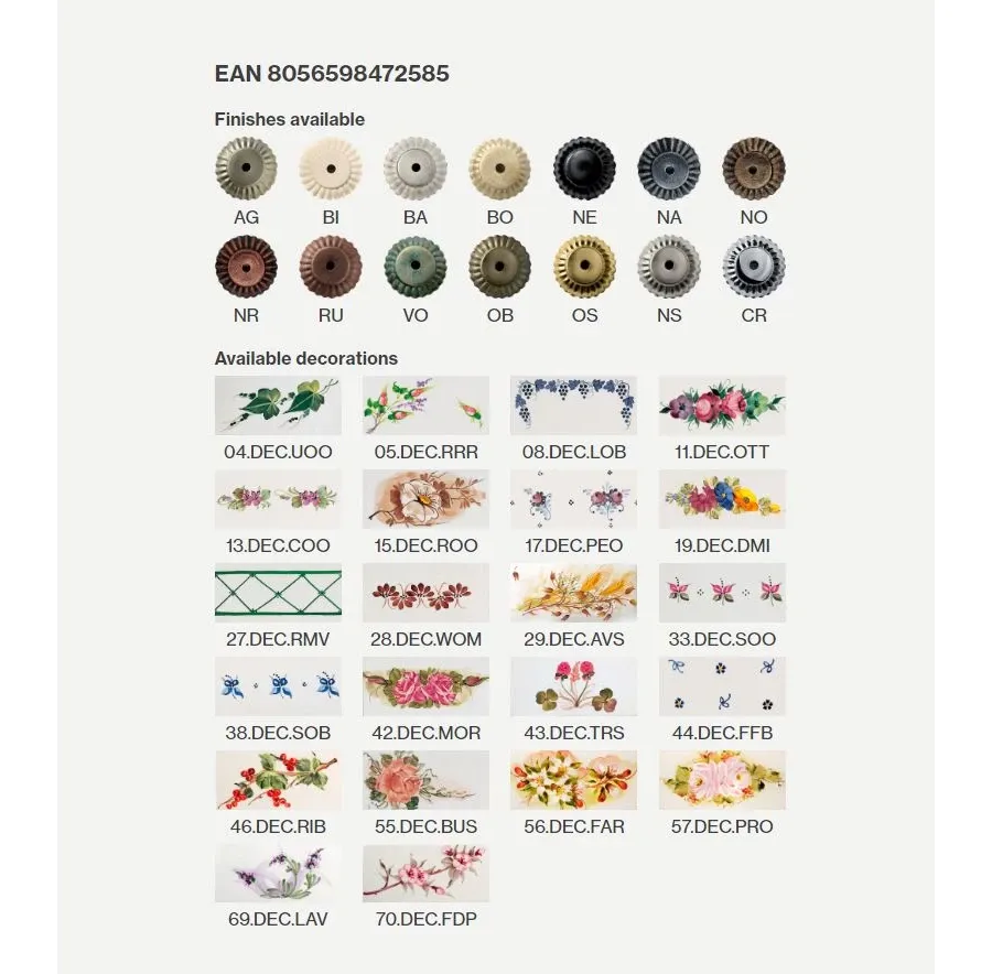 obrazek 2 Stylowa mała włoska lampa wisząca Roma