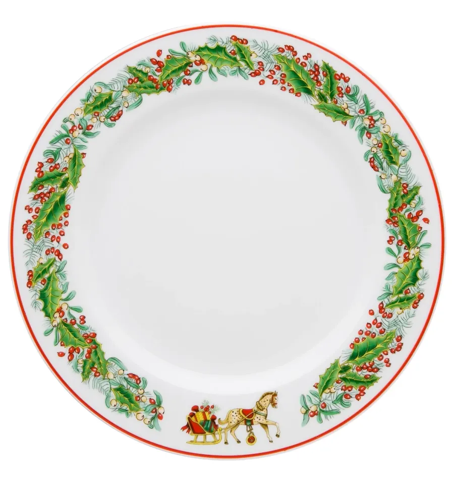 obrazek 5 Zestaw 6 talerzy obiadowych z porcelany ze świątecznej kolekcji Christmas Magic - Vista Alegre