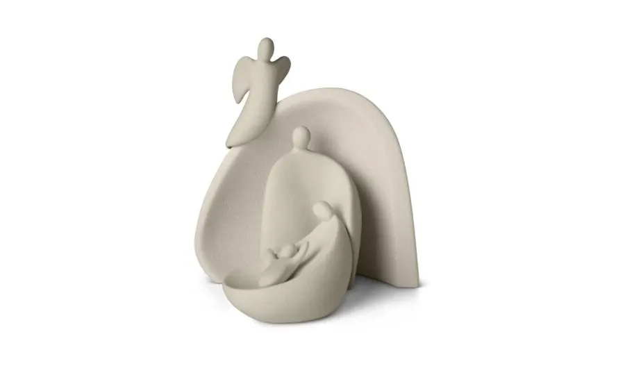 obrazek 6 Dekoracyjna figurka ceramiczna - szopka betlejemska
