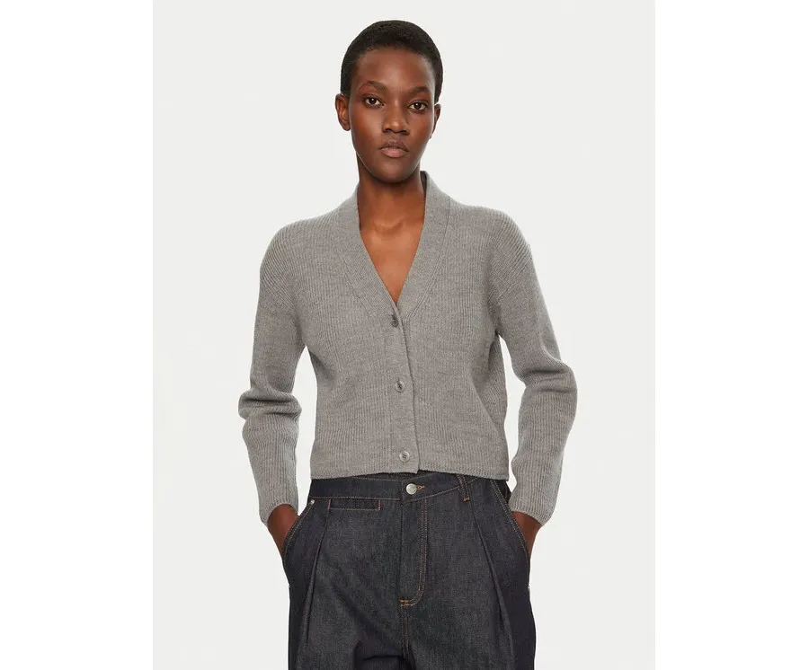 obrazek 1 Max Mara Leisure Kardigan York 2426346048 Szary Regular Fit