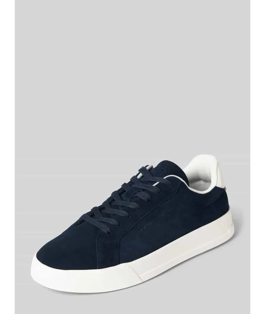 obrazek 1 Sneakersy ze skóry z detalami z logo model ‘COURT BETTER’