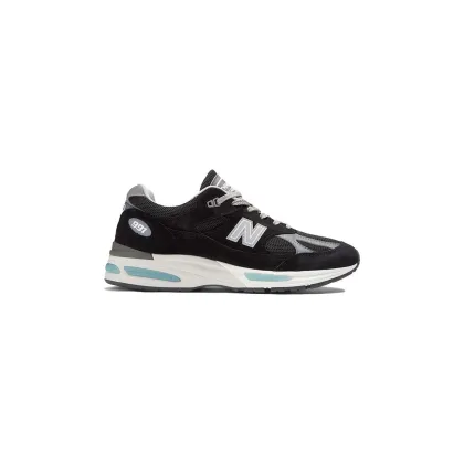 Zdjęcie New Balance 991v2 Made in UK sneakersy kolor granatowy U991BK2