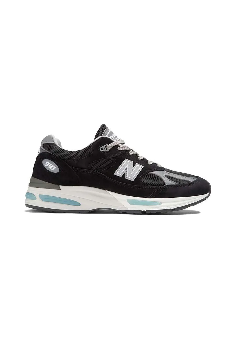 obrazek 1 New Balance 991v2 Made in UK sneakersy kolor granatowy U991BK2