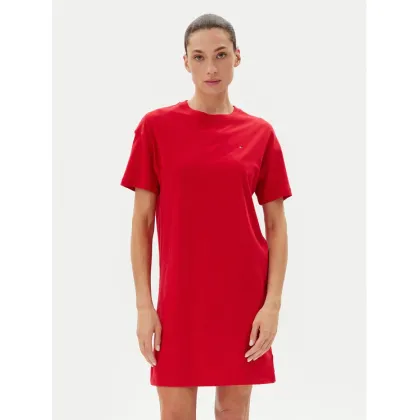 Zdjęcie Tommy Hilfiger Koszula nocna UW0UW05767 Czerwony Regular Fit