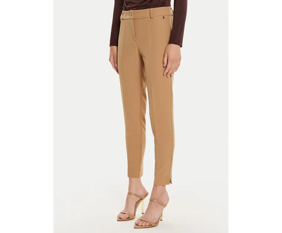 obrazek 1 Maryley Spodnie materiałowe 24IB52Z/M19/43ER Brązowy Regular Fit