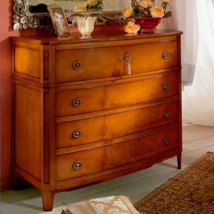 Zdjęcie Antyczna włoska komoda z drewna litego