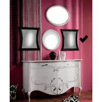 Picture An Italian mirror with an unusual shape - Fratelli Mirandola