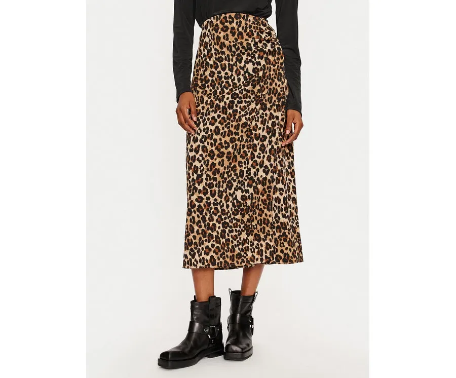 obrazek 1 Vero Moda Spódnica midi Verena 10323868 Brązowy Regular Fit