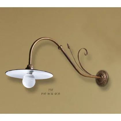Zdjęcie Spiralna lampa ścienna o wyjątkowym designie - Il Paralume Marina