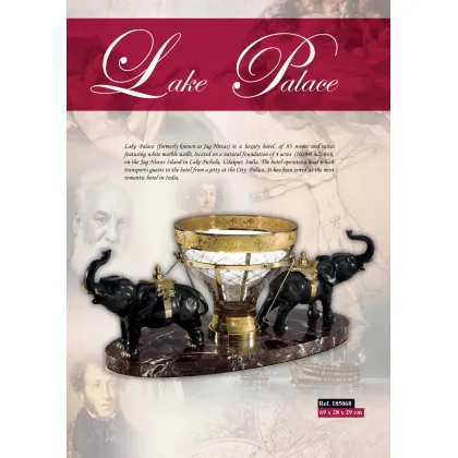 Zdjęcie Ozdoba na biurko z misą kryształową Lake Palace