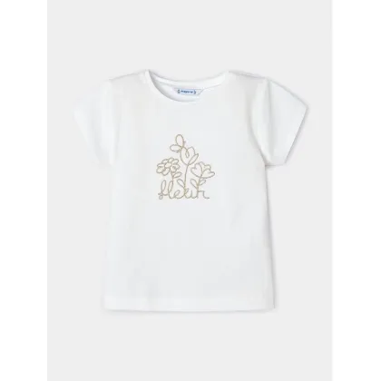 Zdjęcie Mayoral T-Shirt 174 Écru Regular Fit