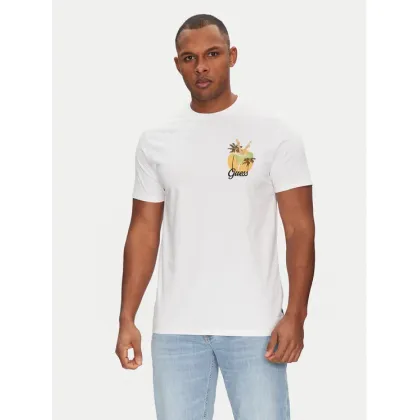 Zdjęcie Guess T-Shirt M5GI58 KBW41 Biały Regular Fit