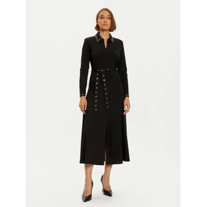 Zdjęcie LOLA CASADEMUNT Sukienka koszulowa LF2416006 Czarny Regular Fit