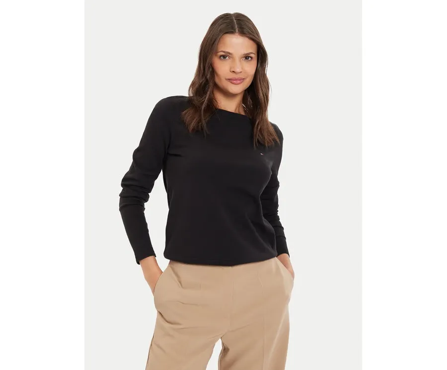 obrazek 1 Tommy Hilfiger Sweter WW0WW40099 Czarny Regular Fit