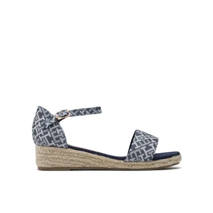 Zdjęcie Tommy Hilfiger Espadryle Rope Wedge Sandal Denim T3A7-32776-0048 S Błękitny