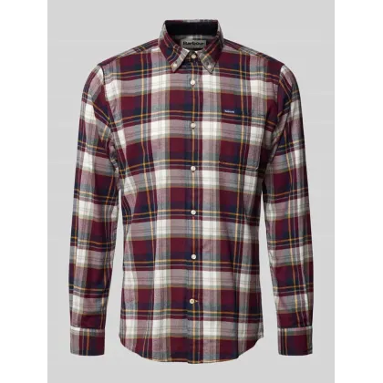 Zdjęcie Koszula casualowa o kroju tailored fit z kołnierzykiem typu button down