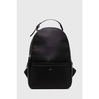 Zdjęcie A.P.C. plecak kolor czarny duży gładki