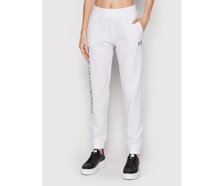 obrazek 1 EA7 Emporio Armani Spodnie dresowe 8NTP85 TJCQZ 0102 Biały Regular Fit