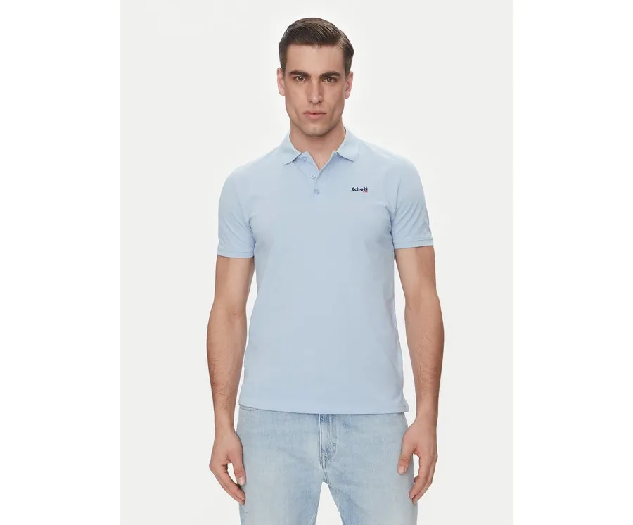 obrazek 1 SCHOTT N.Y.C. Polo PSCASUAL Niebieski Regular Fit