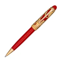 Picture Exclusive red rollerball pen Roma - Aurora