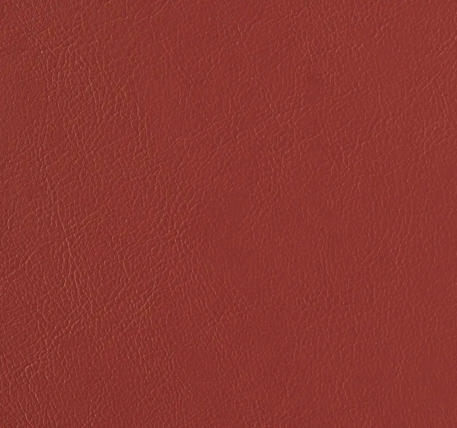 obrazek 1 Stylowy burgundowy wazon Otto 9x42xH38 cm z naturalnej skóry