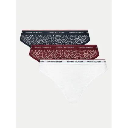 Zdjęcie Tommy Hilfiger Komplet 3 par stringów UW0UW04896 Kolorowy