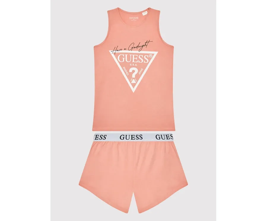 obrazek 1 Guess Piżama J1BG00 J1311 Różowy Regular Fit