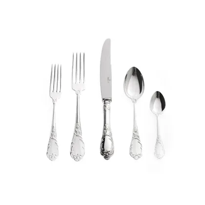 Zdjęcie Luksusowy włoski zestaw sztućców platerowanych srebrem – Pampaloni