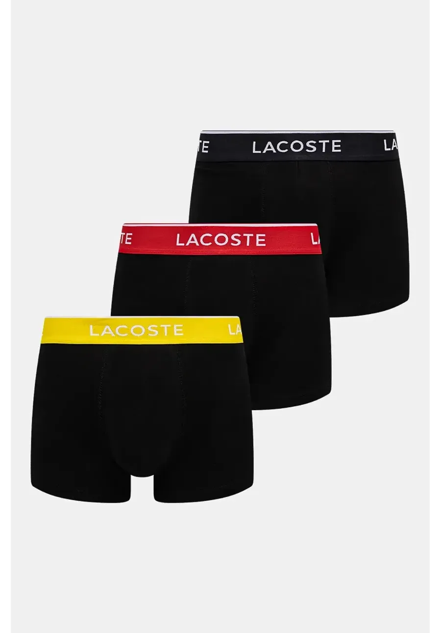 obrazek 1 Lacoste bokserki 3-pack męskie kolor czarny 5H1297