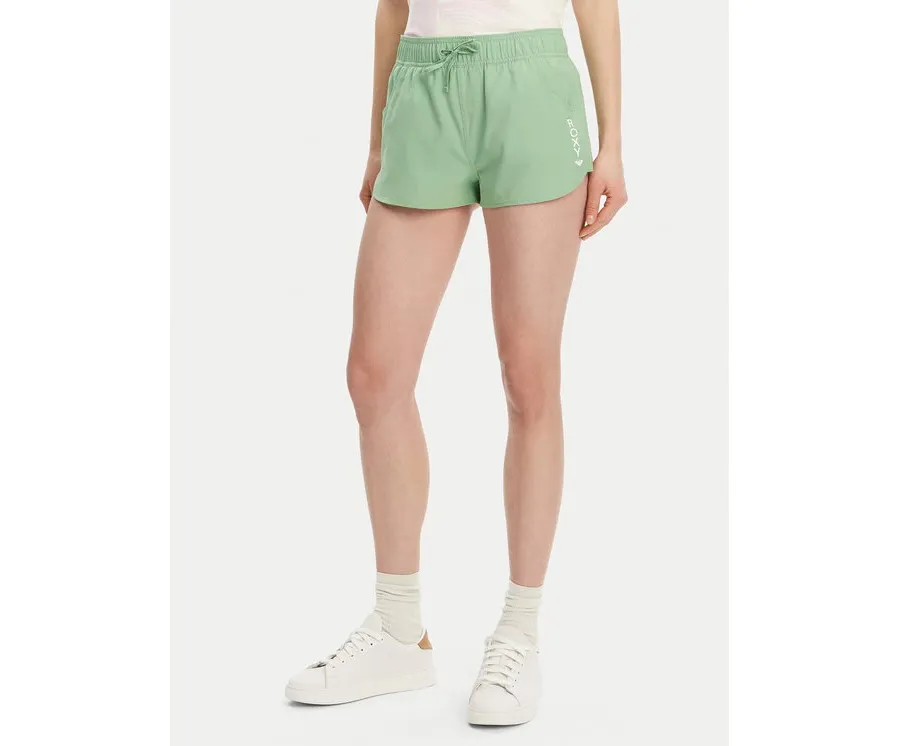 obrazek 1 Roxy Szorty materiałowe ERJBS03298 Zielony Regular Fit