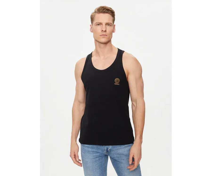 obrazek 1 Versace Tank top Medusa AUU01012 Czarny Regular Fit