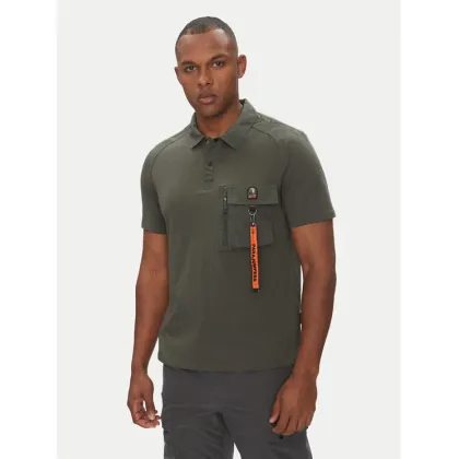 Zdjęcie Parajumpers Polo Rescue 25SMPMPORE10 Zielony Regular Fit
