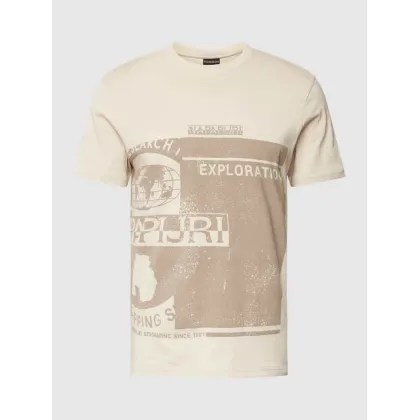 Zdjęcie T-shirt z nadrukiem z napisem i logo model ‘MANTA’