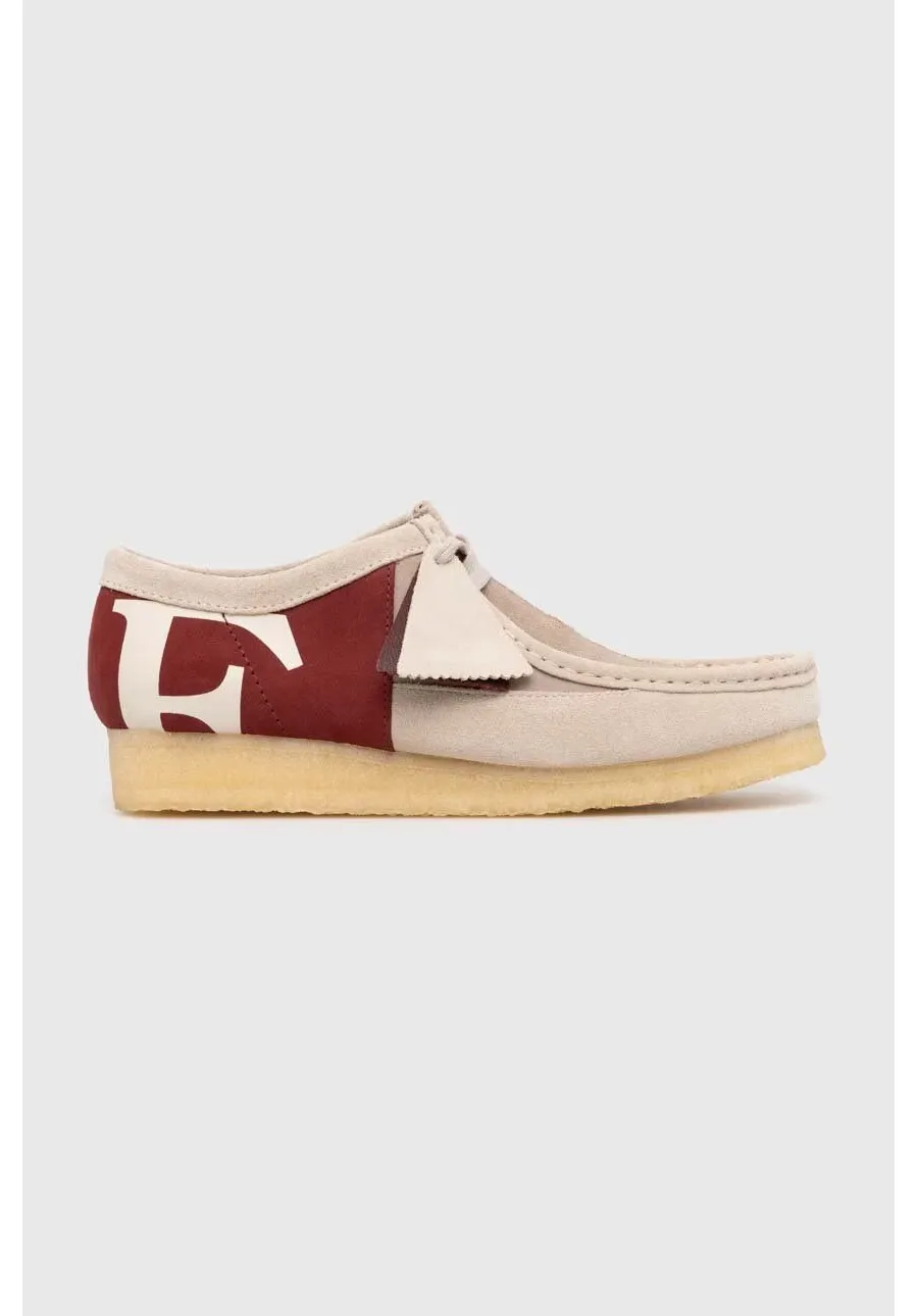 obrazek 1 Clarks Originals mokasyny zamszowe x Franck Pellegrino Wallabee kolor beżowy 26178308