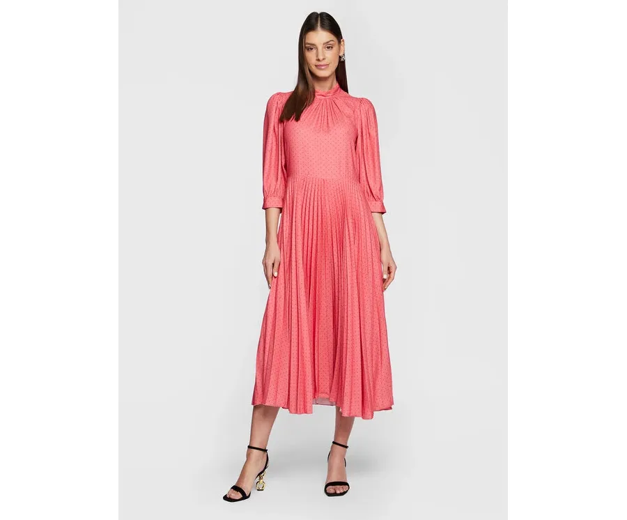 obrazek 1 Closet London Sukienka codzienna D8163 Różowy Regular Fit