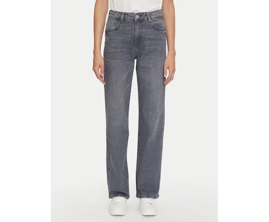 obrazek 1 Noisy May Jeansy Yolanda 27030419 Szary Wide Leg
