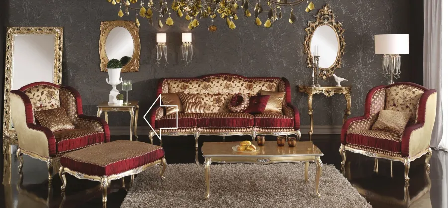 obrazek 1 Włoski antyczny stolik na lampkę do pięknego salonu - Morello Gianpaolo