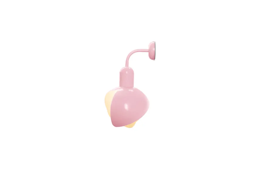 obrazek 6 Różowa lampa ścienna do pokoju dziecka