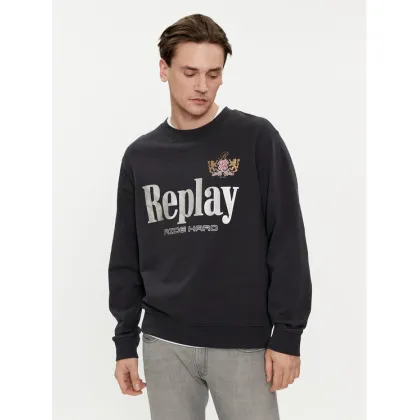 Zdjęcie Replay Bluza M6823.000.23650PW Czarny Regular Fit REPLAY