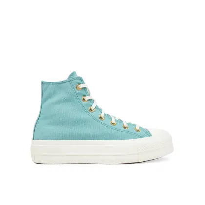 Zdjęcie Converse Trampki Chuck Taylor All Star Lift Platform Gold A11495C Turkusowy