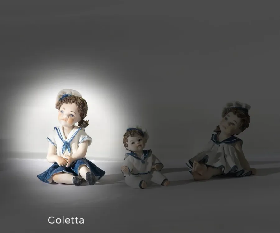 obrazek 1 Lalka z porcelany przedstawiająca marynarza - Sibania