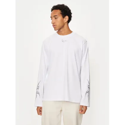 Zdjęcie Karl Kani Longsleeve Small Signature Tribal 60240011 Biały Regular Fit