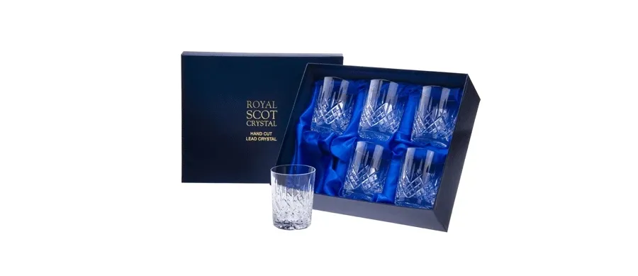 picture 1 Royal Scot Crystal Whisky Tumblers London 6 p.