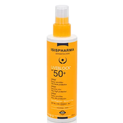 Zdjęcie Isispharma Uveblock SPF50+ - Spray bardzo wysoka ochrona 200ml 200 ml