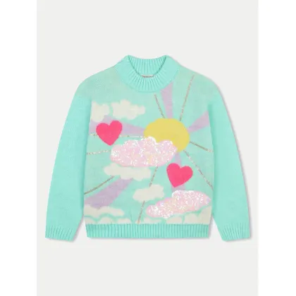 Zdjęcie Billieblush Sweter U20461 Zielony Regular Fit