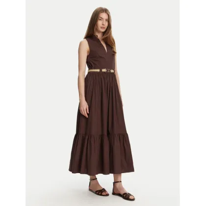 Zdjęcie TWINSET Sukienka codzienna 251TT2101 Brązowy Regular Fit