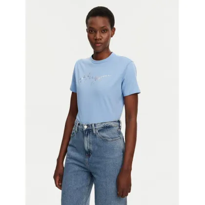 Zdjęcie HUGO T-Shirt Damacia 50535491 Niebieski Regular Fit