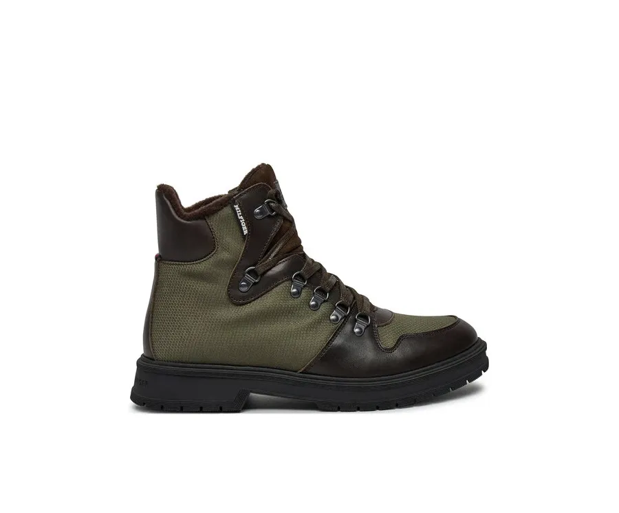 obrazek 1 Tommy Hilfiger Trzewiki Hilfiger Warm Cordura Mix Boot FM0FM05180 Zielony